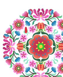 钩花盘金纹样
